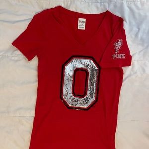 Pink Ohio State tee